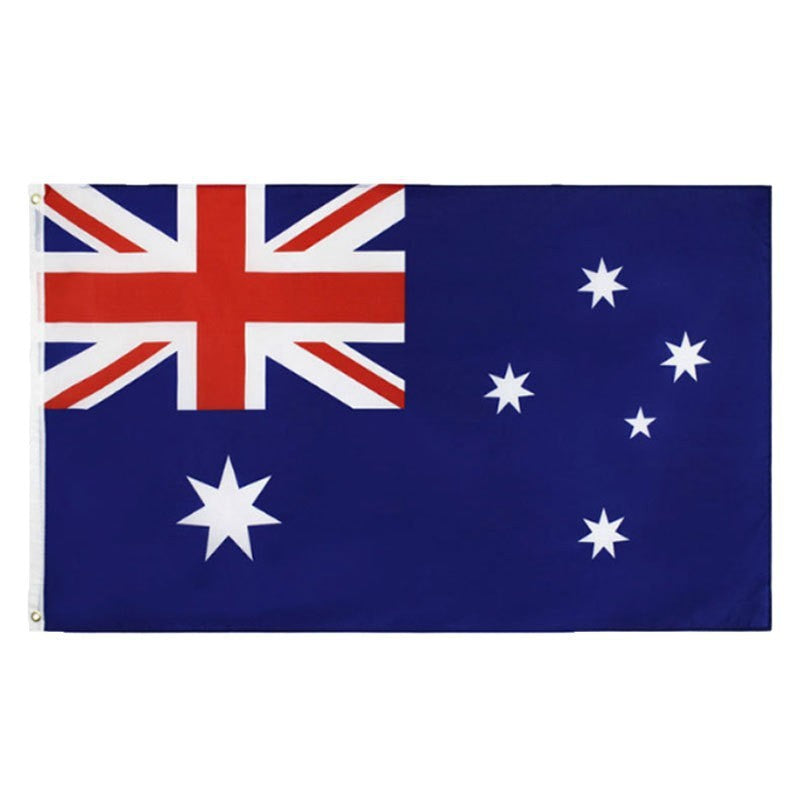 World Countries Polyester Flag Banner Home Decor 2 Pack