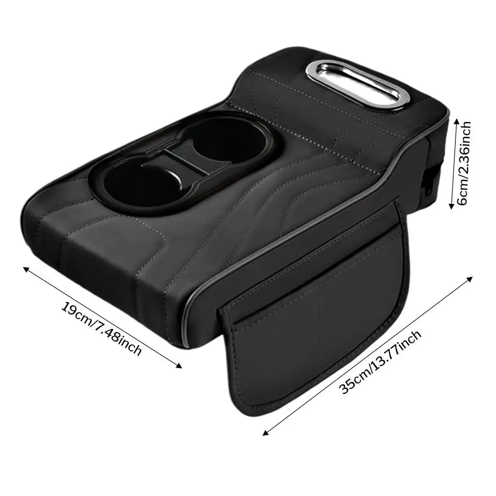 Car Armrest Cover Heightening Pad Storage Organizer