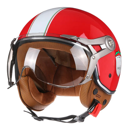 Motorcycle Helmet Vintage Chopper Bike Scooter 3/4 motorcycle Helmet