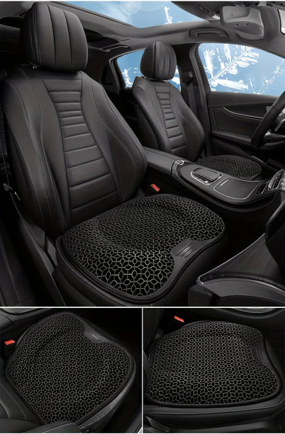 1pc Gel Seat Cushion - Honeycomb Design for Car/Office | Breathable