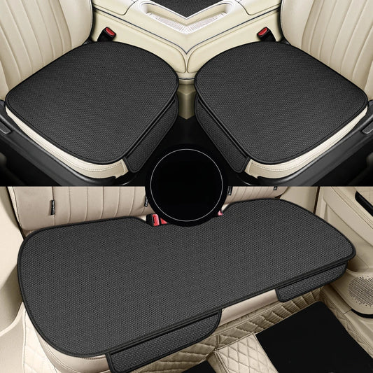 Car Summer Cool Breathable Fabric Front Rear Seat Cushion