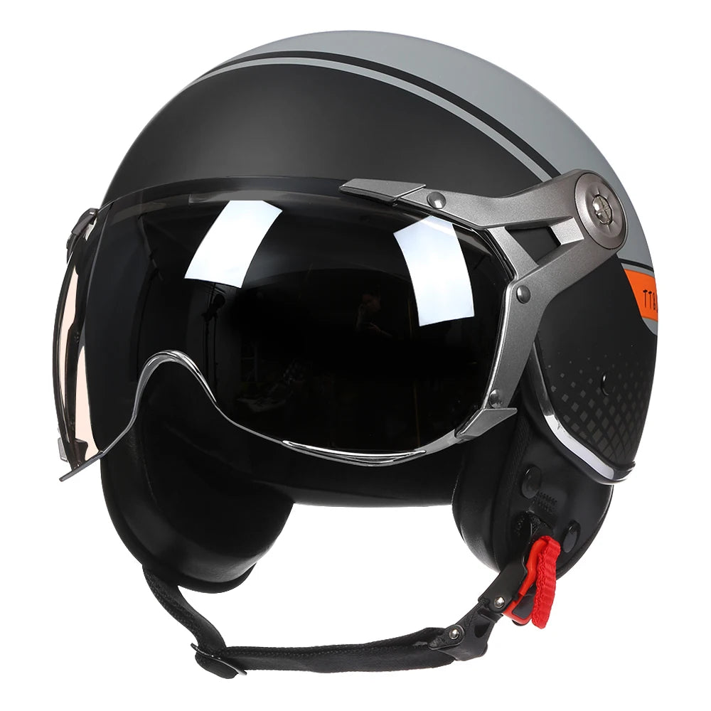 Motorcycle Helmet Vintage Chopper Bike Scooter 3/4 motorcycle Helmet