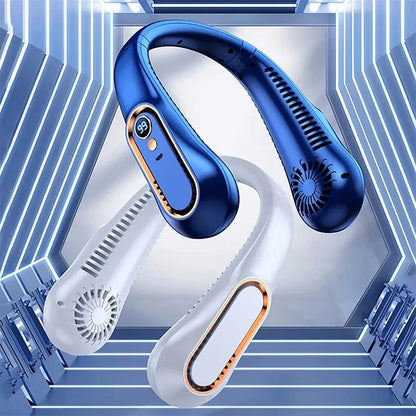 Neck Bladeless Fan Mini Ultra Long Life Portable Lazy Silent Fan Usb Charging Student