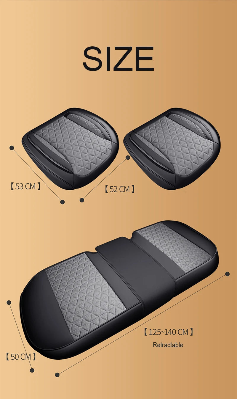 Car Leather Universal Seat Four Seasons Protector Cushion