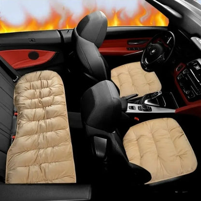 Car Seat Covers Winter Short Fleece Seat Cushions Front Pads 2 Pcs