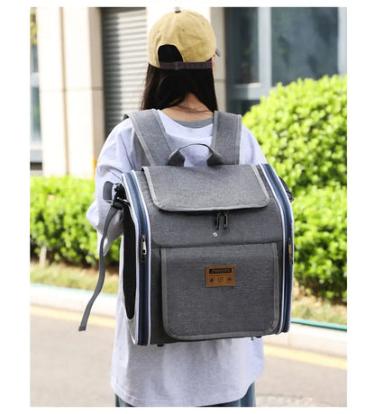 Bicycle Carrying Cat Dog Pet Bag Portable Backpack Organizer
