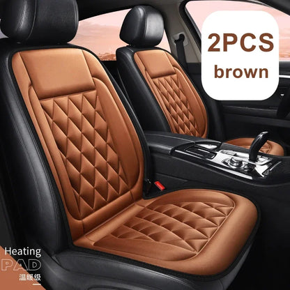 Car Winter Seat Heating 12V Thermal Winter Cushion 2PCS