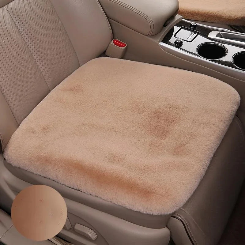 Universal Car Front Seat Plush Winter Warm Soft Seat Cushion