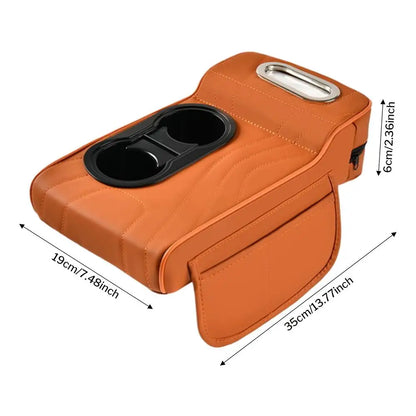 Car Armrest Cover Heightening Pad Storage Organizer