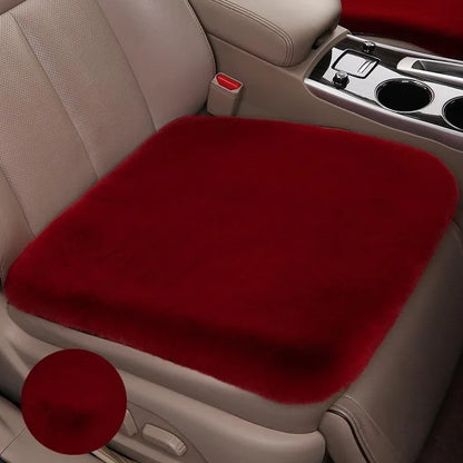 Universal Car Front Seat Plush Winter Warm Soft Seat Cushion