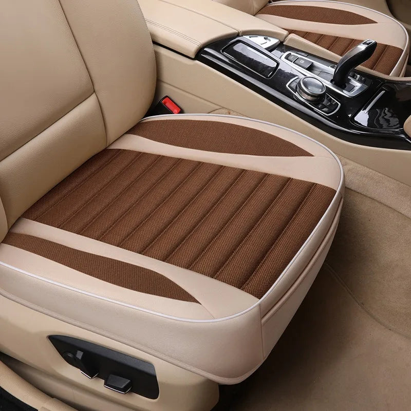 Car Breathable Business Soft Linen Fabric Seat Covers