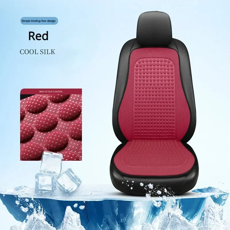 Car Cushion Summer Cool Cushion Ice Silk Seat Cover Cars Cushion Seasonal Universal