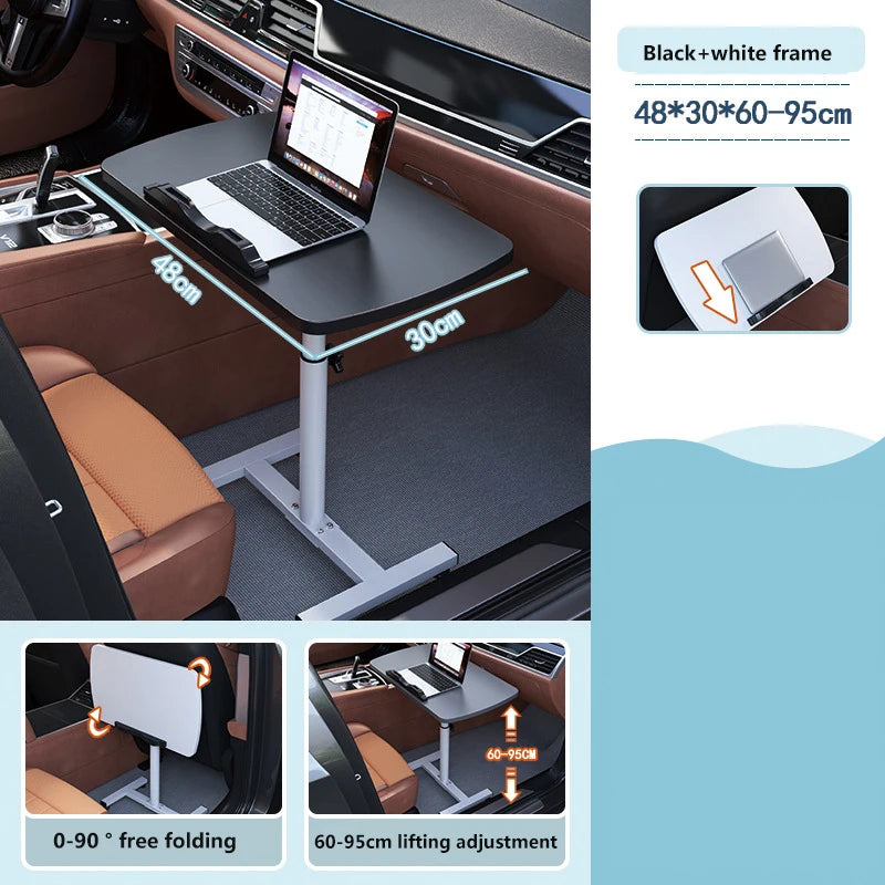 Car Mounted Table Board Foldable Dining Common Table Organizer