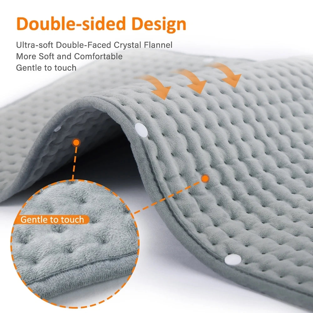 Electric Blanket 9-level Adjustment Warming Mattress 4-Speed Timing Automatic Heating Pad