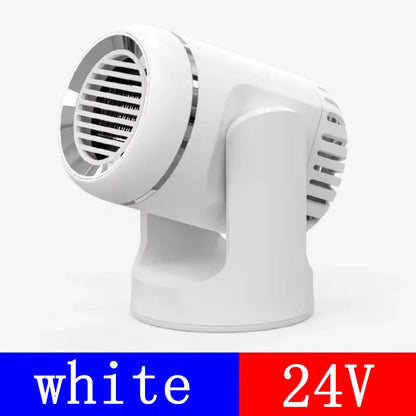 Car 360° Rotate 3 Adjustable Power Heating Fans