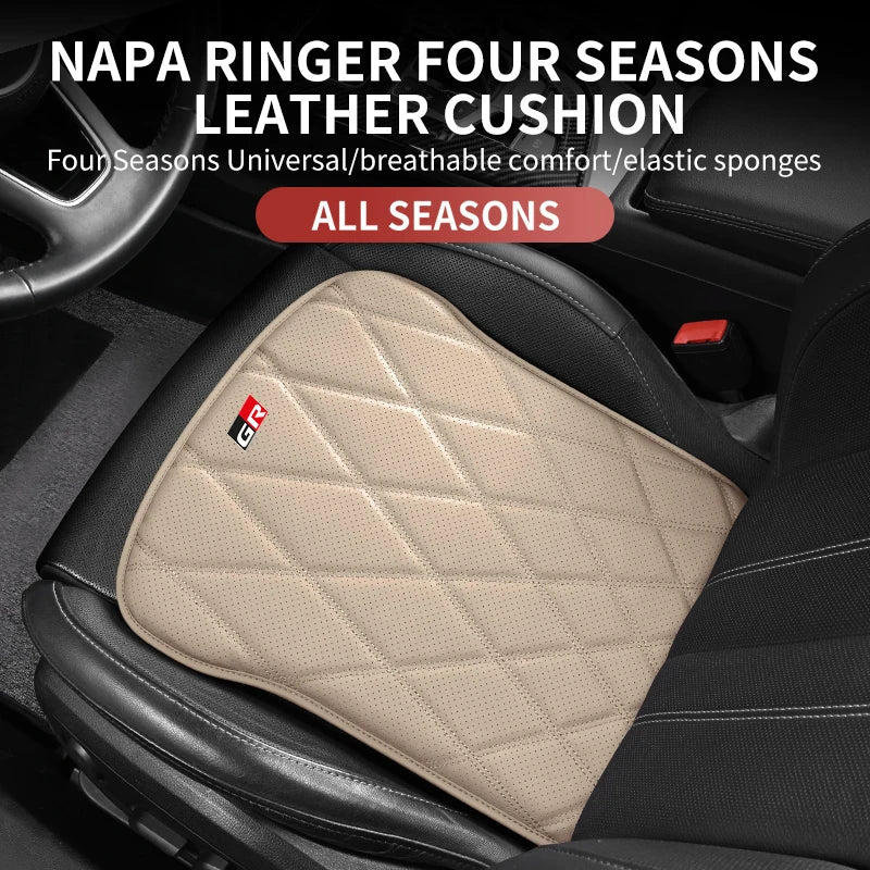 Car Genuine Leather Front Anti-slip Seat Cushion