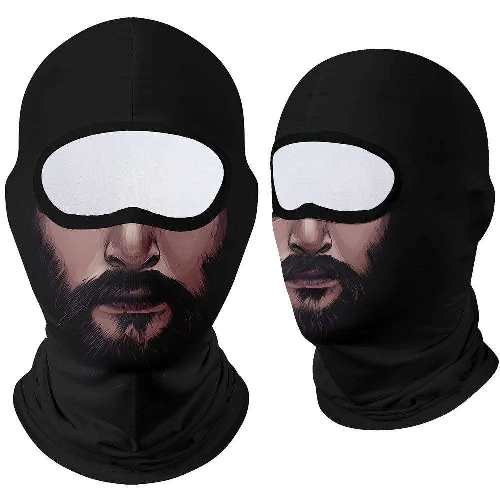 Motorcycle Face Mask Clown Ghost Skull Breathable Windproof UV Sun Dust Protective Mask