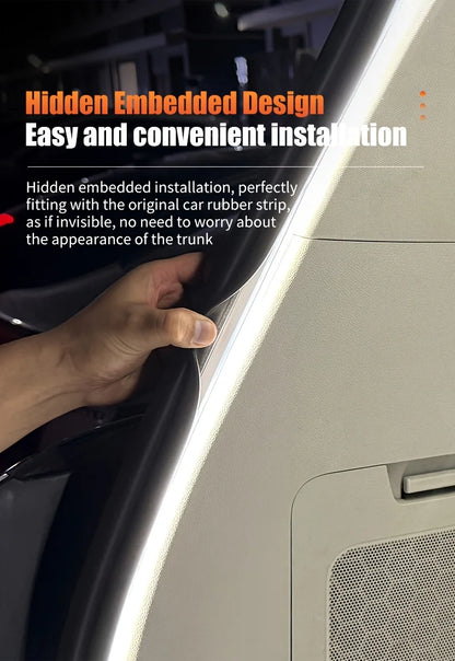 Car Trunk Universal  LED Silicone Light Strip 2M