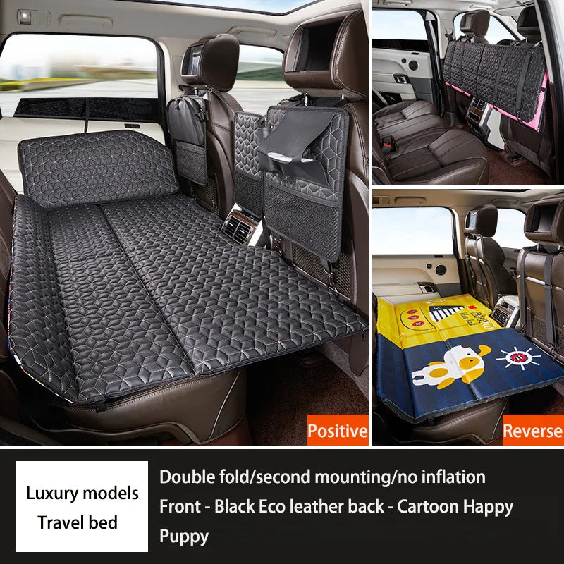 Car Non-inflatable Back Seat Folding Safety Mattress Travelling Mattress