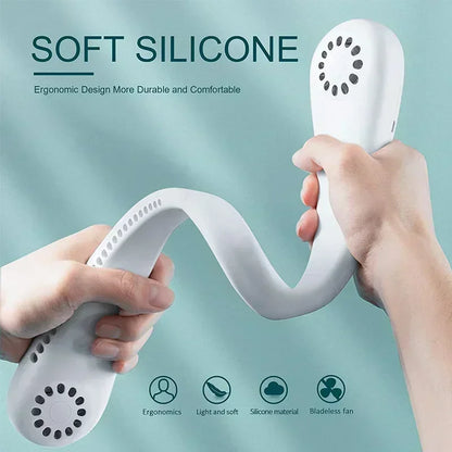 Portable Neck  Mini Electric Silent Neckband Wearable Fans