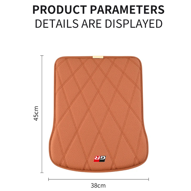 Car Genuine Leather Front Anti-slip Seat Cushion