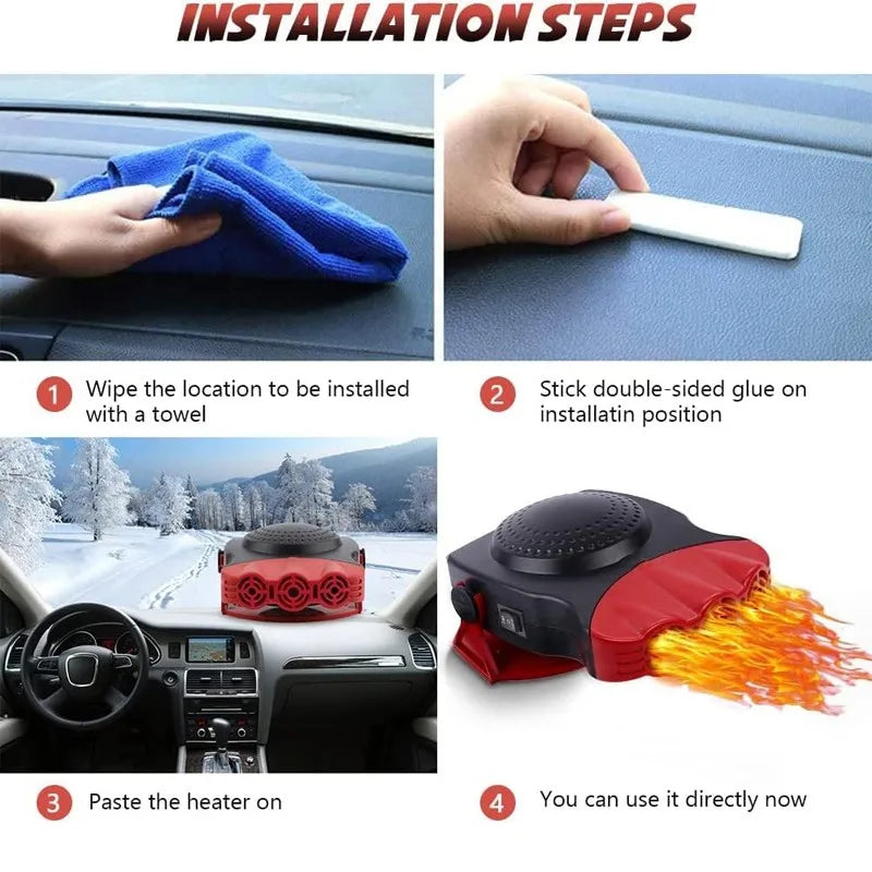 12V  Portable Electric  Heating Fan For Car Demisting or Defrosting
