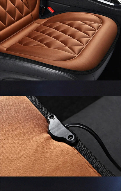 Car Winter Seat Heating 12V Thermal Winter Cushion 2PCS