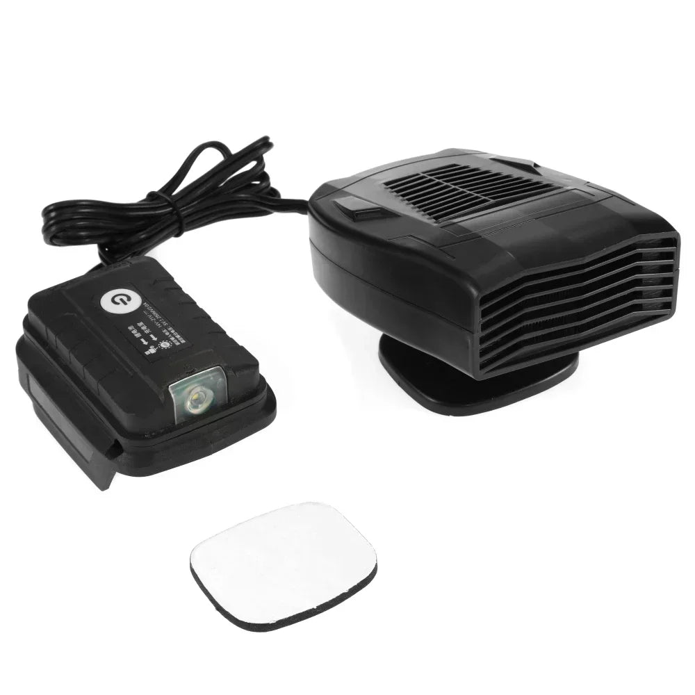 Car Electric Heater Winter Defroster Heating Fan with 2USB Ports
