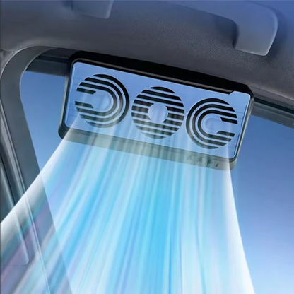 Auto Car Window Cooler Ventilator 3 Fans Cooler Promoting Air Circulation