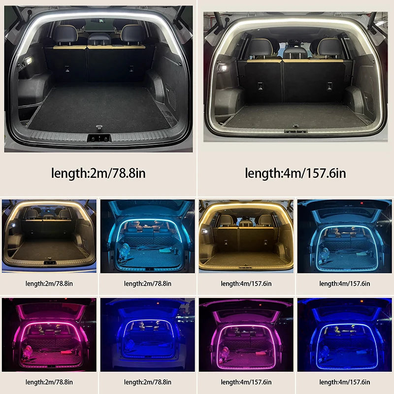 2m-4m Car LED Interior light Strip High Brightness light Interior Decoration Wiring