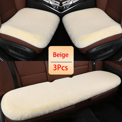 Car Winter Plush Rabbit Fur Non-slip Warmth Thickened Cushion