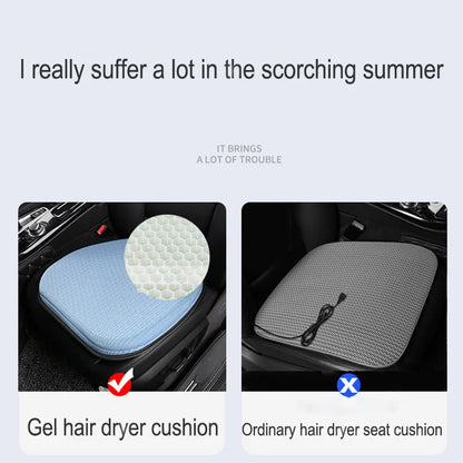 Car USB Ventilated Cooling 6 Fans Gel Seat Cushion Pad