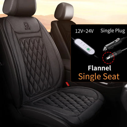 12/24v  Car Heated Seat Cover 30' Fast Heated Seat Protector Cushion