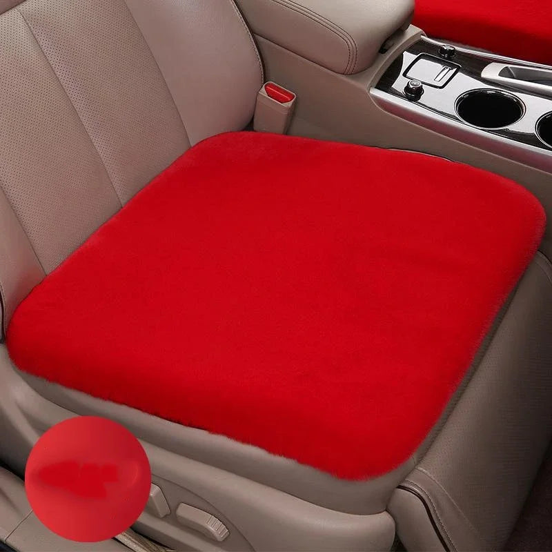 Universal Car Front Seat Plush Winter Warm Soft Seat Cushion