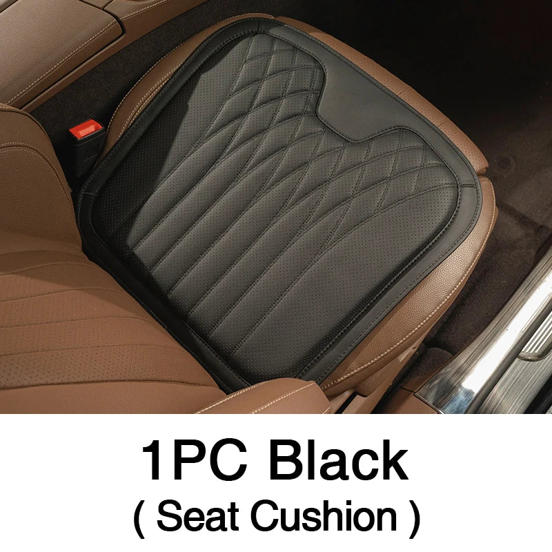 Car Seat Breathable Leather Waist Cushion Protector