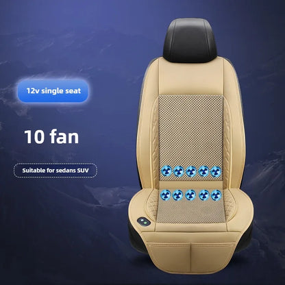 Car 12V/24V Universal Ventilated Seat Cooling 12 Fans Cushion
