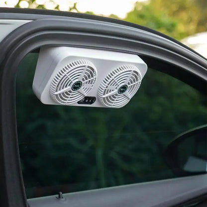 Car Auto Exhaust Front Rear Window Air Vent Exhaust Quiet Fan