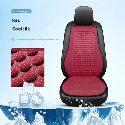 Auto Car Suv Truck Van Summer Cool Ice Silk Seat Cushion