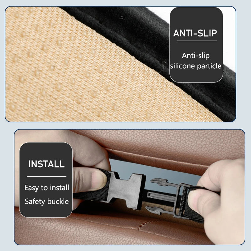 Car Heated Seat Cover 12/24V 30‘ Fast Heating Seat Cushion Universal Car Heater