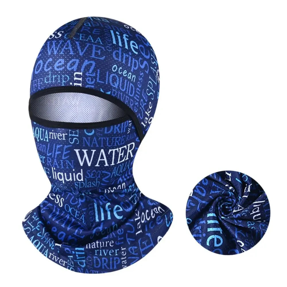 Motorcycle Cycling Summer Cool Ice Silk Full Face Sun Anti-UV Protection Face Cover Masks