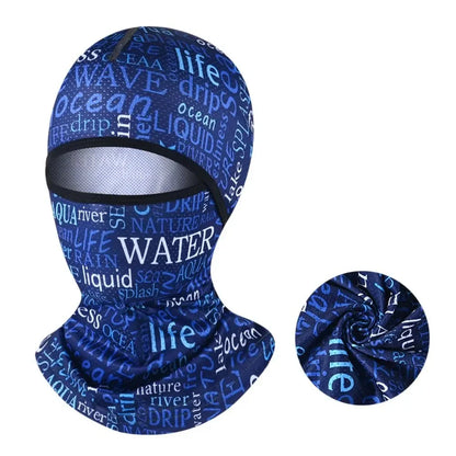 Motorcycle Cycling Summer Cool Ice Silk Full Face Sun Anti-UV Protection Face Cover Masks