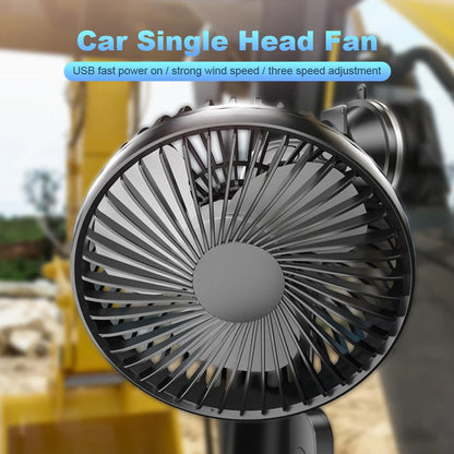Car Fan Large Wind Three Speed Control Portable Fans 12V/24V 5W