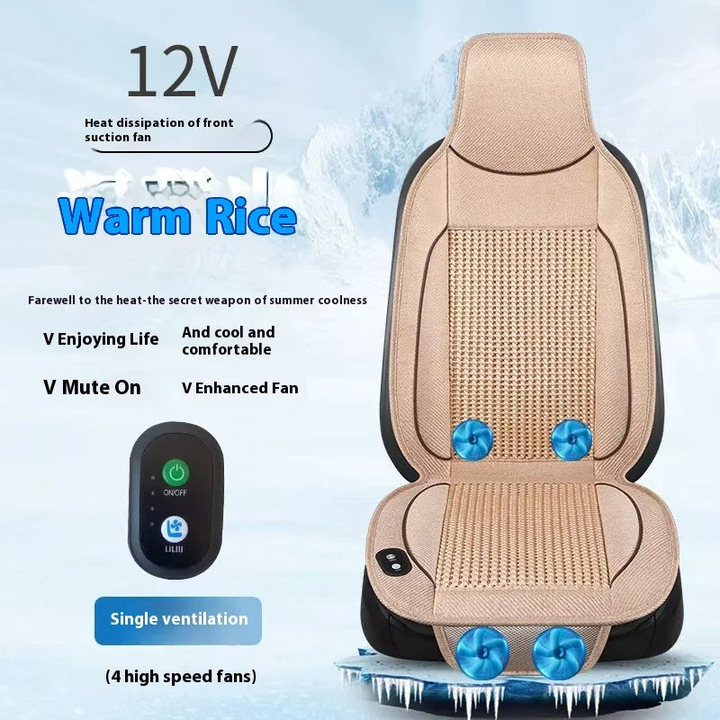 12V Summer Cool Cushion Seat Ventilation Car Cushion Air Conditioning Cooling