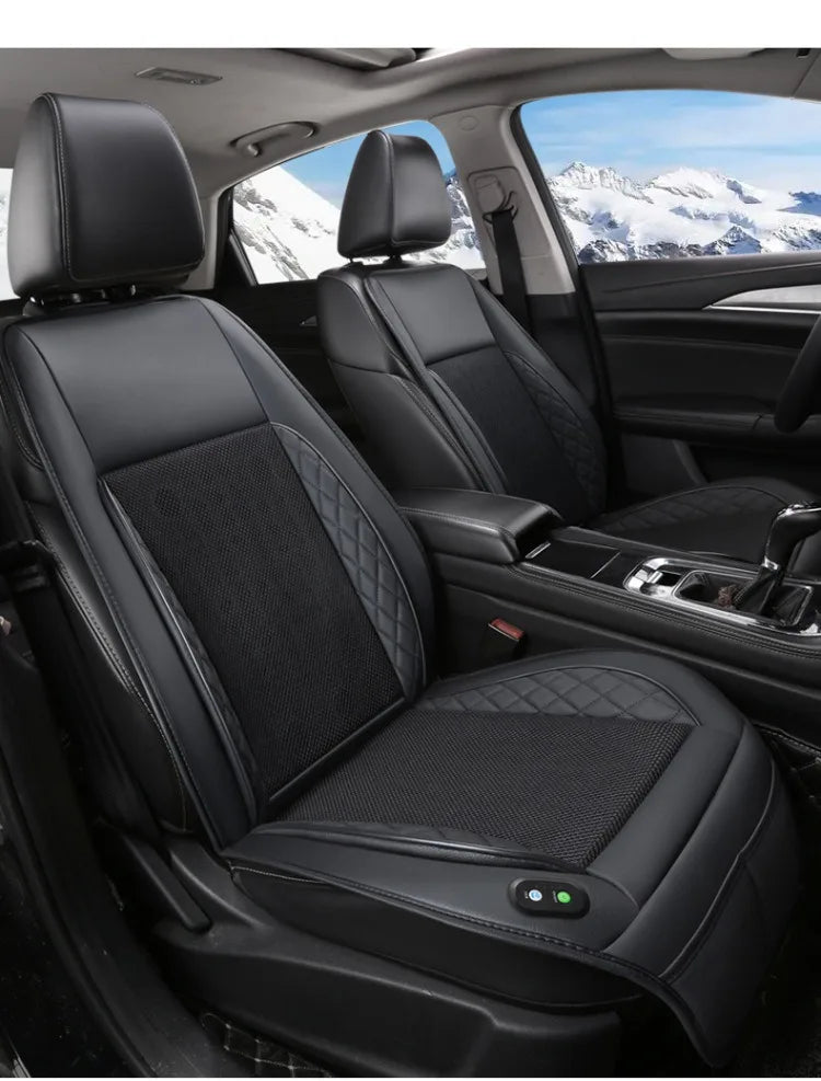 Car 12V/24V Universal Ventilated Seat Cooling 12 Fans Cushion