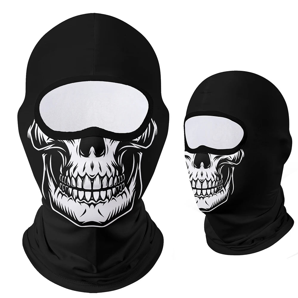 Motorcycle Face Mask Clown Ghost Skull Breathable Windproof UV Sun Dust Protective Mask