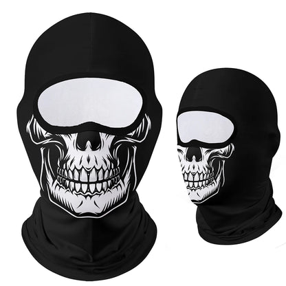Motorcycle Face Mask Clown Ghost Skull Breathable Windproof UV Sun Dust Protective Mask