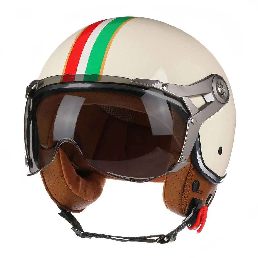 Motorcycle Helmet Vintage Chopper Bike Scooter 3/4 motorcycle Helmet