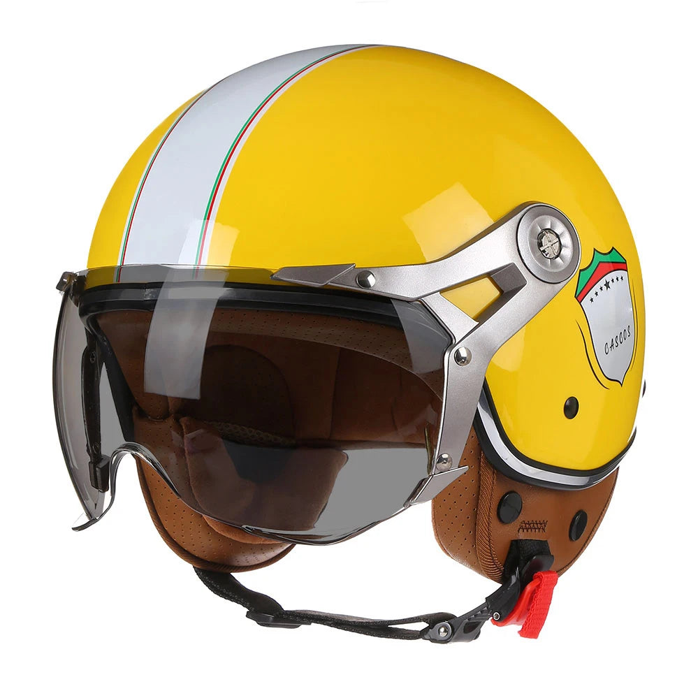 Motorcycle Helmet Vintage Chopper Bike Scooter 3/4 motorcycle Helmet