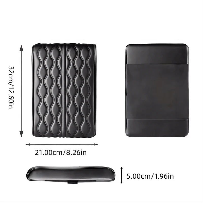 Car Armrest Boost Pad Heighten Leather Protection Cushion