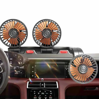 Car Electric 3 Head Silent  USB/12V/24V Cooling Fans